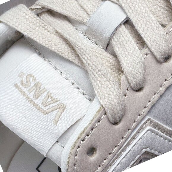 VANS Lowland 2.0 Sneaker in Marshmallow White Leather NEW in BOX Women's SZ 5 - Picture 7 of 12